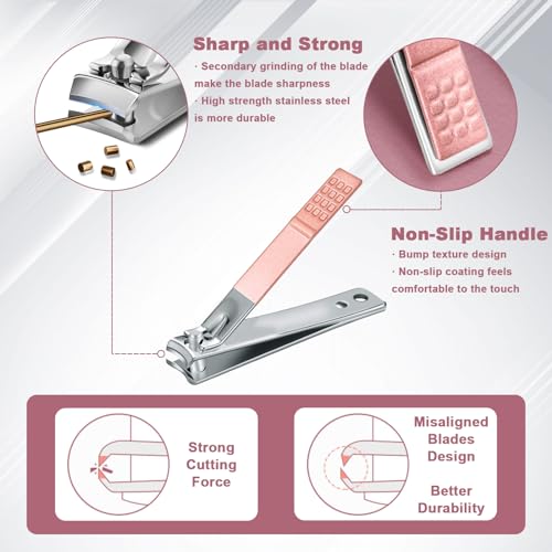 7-in-1 Manicure Set with Nail Clippers, Scissors & Travel Case – Professional Nail Care Kit