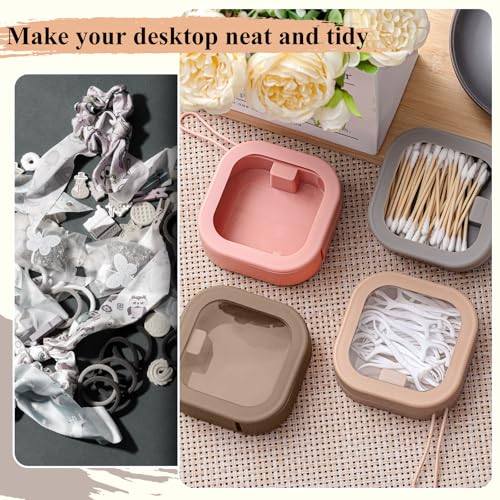 Kathfly Hair Tie Organizer Set - 4 Portable Storage Cases