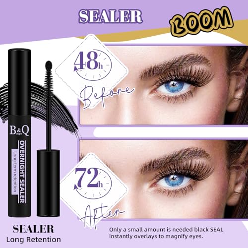 B&Q Lash Clusters Sealer 10ML - Black Lash Extension Sealant