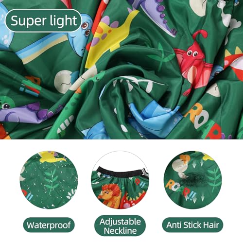 Kids Hair Cutting Cape with Sleeves - 3 Pack