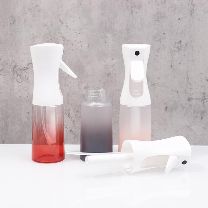 Ultra Fine Mist Spray Bottle 200ml - Black Travel Reusable Hair & Plant Sprayer