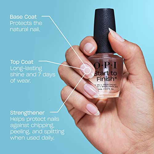 OPI Nail Lacquer Base Coat | Chip Resistant | 7-Day Wear