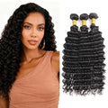 Unprocessed Brazilian Virgin Hair Bundles - 18, 20, 22 Inch Deep Wave