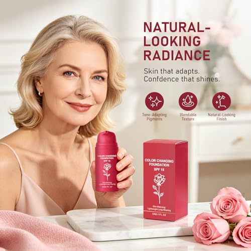 Korean Color-Changing Foundation for Mature Skin