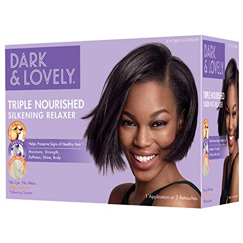 SoftSheen-Carson Dark and Lovely Healthy Gloss 5 Moisturizing No-Lye Relaxer with Shea Butter, Super