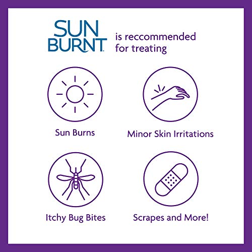 Sunburnt¢ç Lotion 6 Fl Oz and Gel 6 Fl Oz After Sun Skin Care Bundle Much More than Aloe