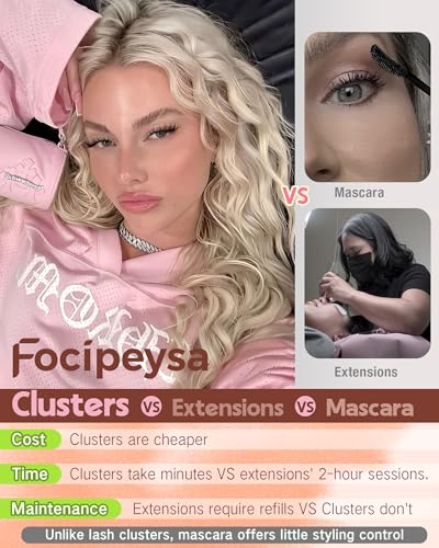 Focipeysa Wispy Manga Cluster Lashes 10-16mm C-Curl