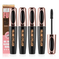 4D Silk Fiber Lash Mascara Waterproof Smudge-Proof (4 Pack)