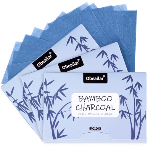 Bamboo Charcoal Oil Blotting Sheets - 1000 Sheets