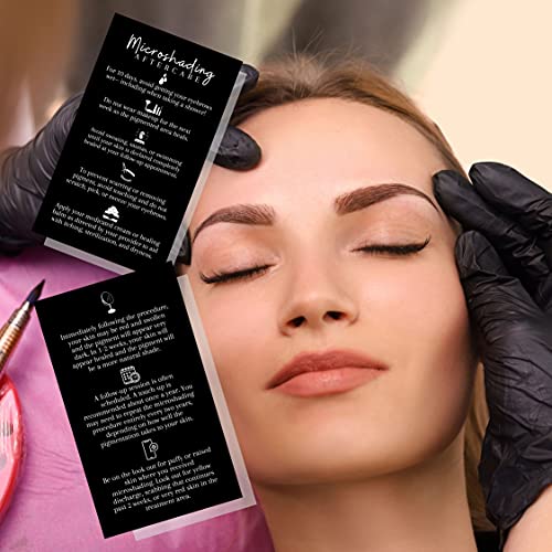 Microshading Aftercare Cards | 50 Pack Business Card Size
