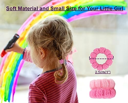 WDGROW Mini Hair Ties for Kids & Adults, No Damage, 200pcs Soft Elastic
