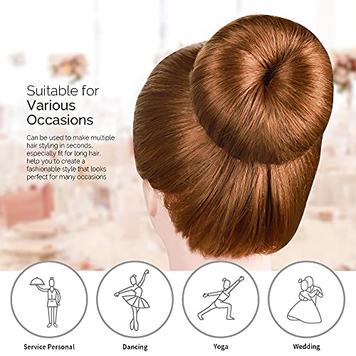 Hair Accessory Set: 20 Nets, 4 Donut Makers, 5 Elastics, 20 Bobby Pins