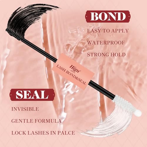 Higu Clace Lash Bond and Seal - 10ml Waterproof Lash Glue