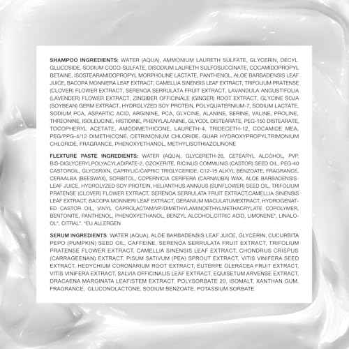 ZENAGEN Revolve Men's Trio Kit for Fine & Visibly Thinning Hair | Shampoo + Densifying Serum + Flexture Paste, Plant-Based 1 ea