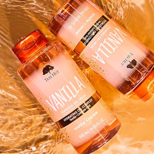 Tree Hut Vanilla Body Wash with Shea Butter, 18 Fl Oz
