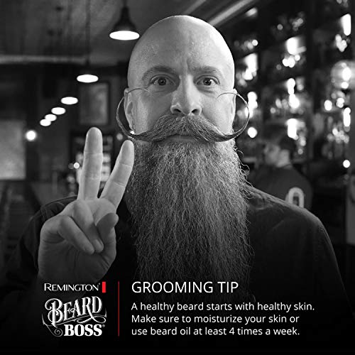 Remington Vacuum Beard Trimmer for Men – Cordless, 13 Length Settings, 90-Min Battery (Variation 1)