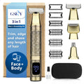 GSKY Gold 3-in-1 Body Groomer & Beard Trimmer Kit Waterproof