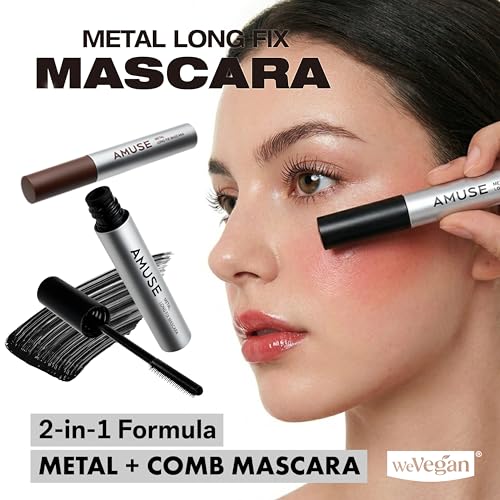 AMUSE SEOUL Long Fix Vegan Tubing Mascara - Smudge Proof & Curling