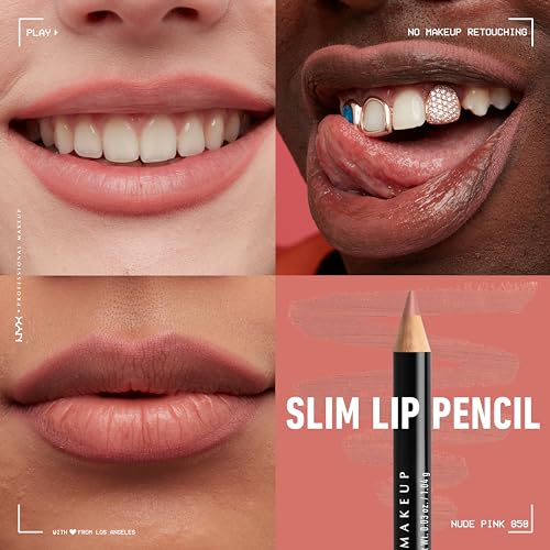 NYX Slim Lip Pencil 2-Pack - Nude Pink & Ever Lip Liner