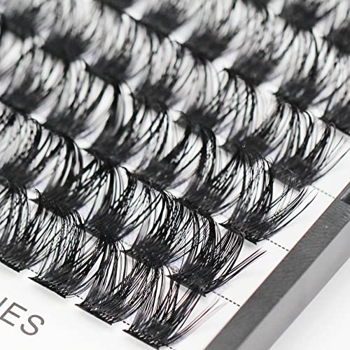 Vayator Single Size False Eyelashes DD Curl 8mm/10mm/12mm/14mm/16mm/18mm/20mm To Choose Professional Makeup Cluster Grafting False Eyelashes Individual Extension (DD Curl-16mm)