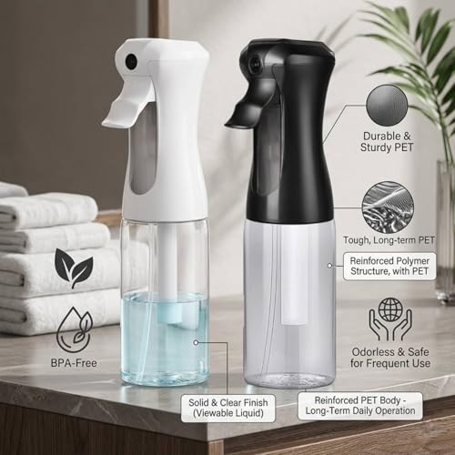 VIGOR PATH 200ml Continuous Mist Spray Bottle