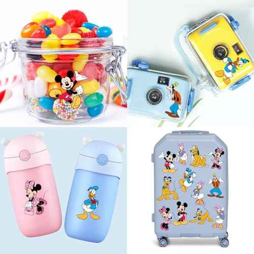 Mouse Birthday Party Supplies, 34Pcs Temporary Tattoos Party Gifts, Removable Tattoo Stickers for Goody Bag Treat Bag Stuff for Mickey Birthday Party Decoration