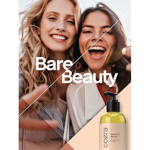 Coera Vitamin C Face Serum | 12% with Ascorbic Acid | 8 fl oz | Hydrating and Moisturizing for Dark Spots | Paraben & SLS Free