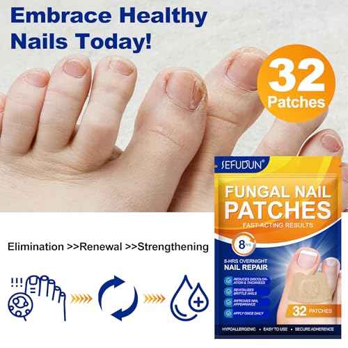 Nail TreatmentFungal Nail Patches For Toenails 32patches, Restore The Nails¡¯ Natural Strength And Clarity.