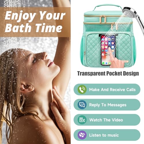 Tealari Large Toiletry Bag with Hanging Hook & Phone Pocket