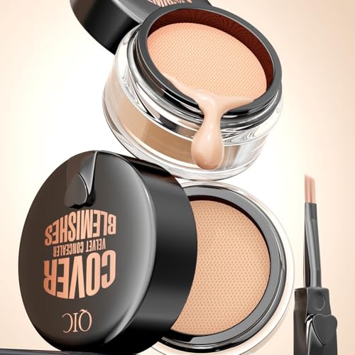 Full Coverage Under Eye Concealer with Soft Brush #140
