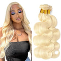 Freiuoke 613 Blonde Body Wave Hair Bundles 14 16 18in Virgin Brazilian 3 Bundles