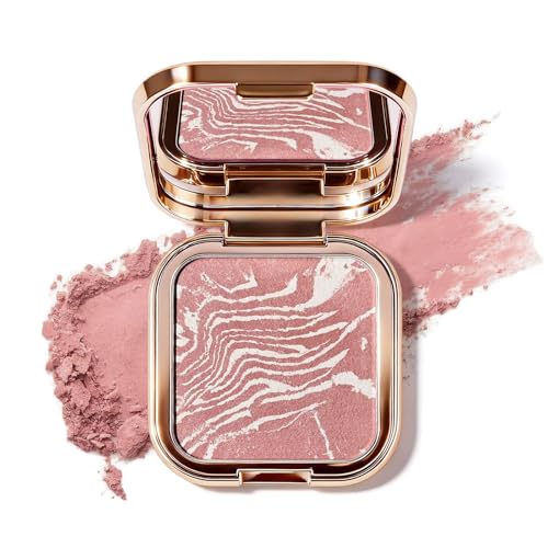 KYDA Baked Blush Palette Shimmer Marbleized Cheek Color 03