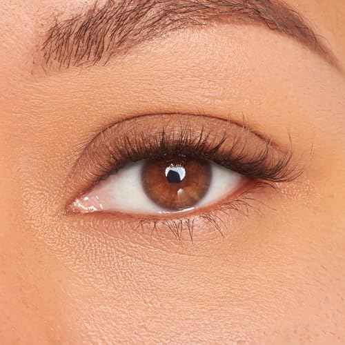 FALSCARA STUDIO Lash Extension Kit, Individual Lash Palette, 18 Stackable Lash Clusters, ¡®Dark Chocolate Light¡¯ False Eyelashes, Medium Volume, Length 10mm?14mm, Band Size 2mm-6mm