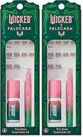FALSCARA Wicked Lash Clusters, 10-Pack, 8mm-10mm, Blue Glitter