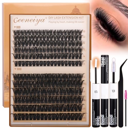 Volume Lash Clusters DIY Kit - 10-18MM Extensions 80D+100D