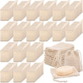 Rtteri 240 Pcs Soap Exfoliating Bag, Natural Sisal Soap Pouch Saver Body Shower Bar Mesh Body Net with Drawstring for Foaming and Drying