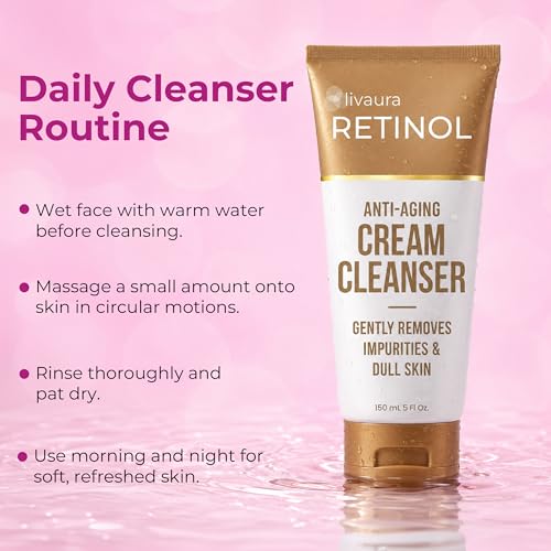 Retinol Hydrating Face Wash for Dry, Oily & Sensitive Skin