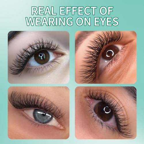 YY Lash Extensions 4D Premade Volume Fans Natural Soft Matte Eyelash Extensions Professional Salon Supplies(YY,0.07,D,8-12mm)