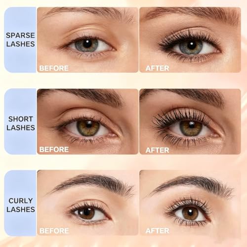 Metal Wand Waterproof Mascara | 3D Curl & Clump-Free