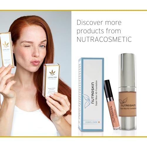 Nutraskin Super Wear HD Foundation Medium - Liquid Foundation Makeup for a Radiant Complexion I Waterproof and Long-Lasting Primer Make Up I Made in Germany I 15ml