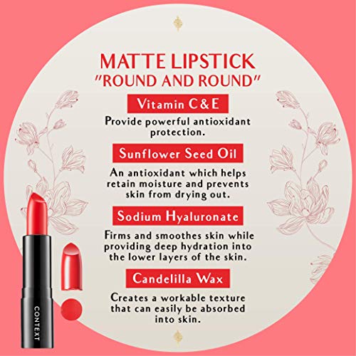 CONTEXT SKIN Matte Lipstick (Round and Round)