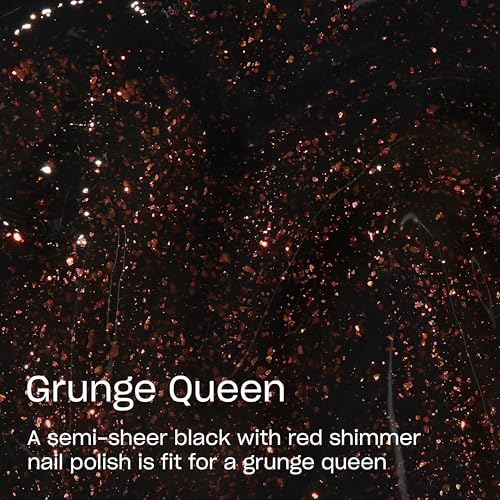 OPI Grunge Queen Semi-Sheer Dark Red-Copper Nail Lacquer – Grunge Queen Variation