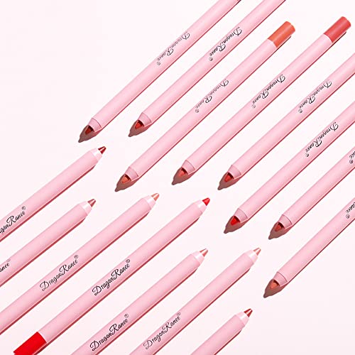 Matte Lip Liner Pencil Set - 12 Colors Waterproof