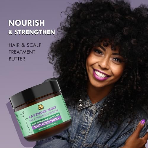 Sunny Isle Lavender Mint Hair Butter with Jamaican Black Castor Oil