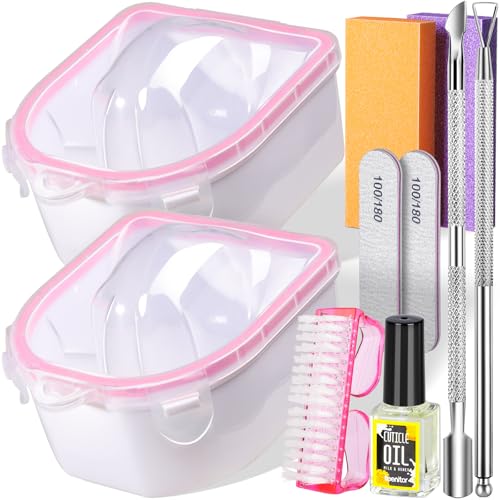 Teenitor 10-Piece Gel Polish Remover Kit with Acetone Proof Soaking Bowls