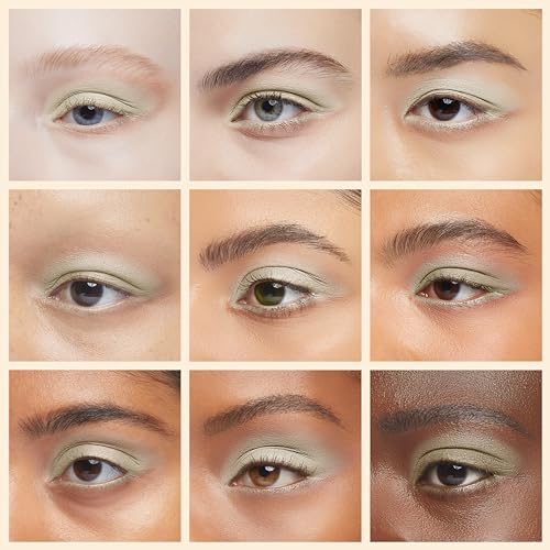 Erinde Single Beige Matte Eyeshadow Palette, High Pigment, Long Lasting, Intense Color, Neutral Nudes Naked Matte Pressed Powder Eye Shadow Palette