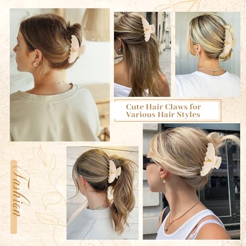 Initial Claw Clips - Personalized Letter Hair Clips for Women