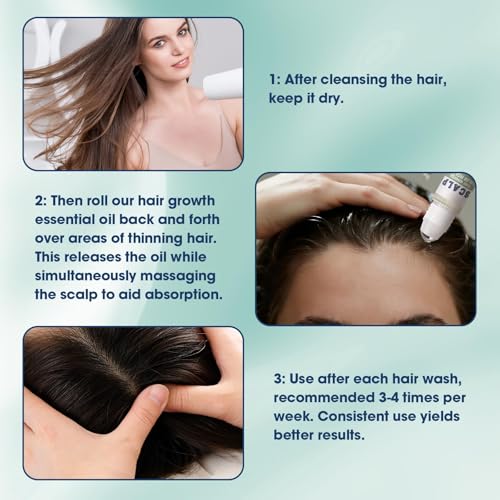 Hair Growth Serum Roll-On with Biotin & Niacinamide