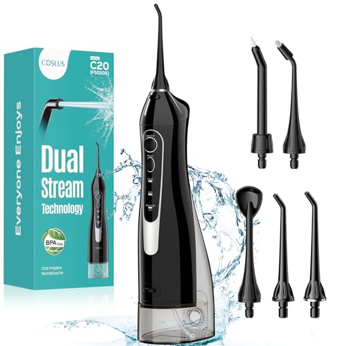 COSLUS C20 Water Flosser - ADA Accepted Cordless Oral Irrigator