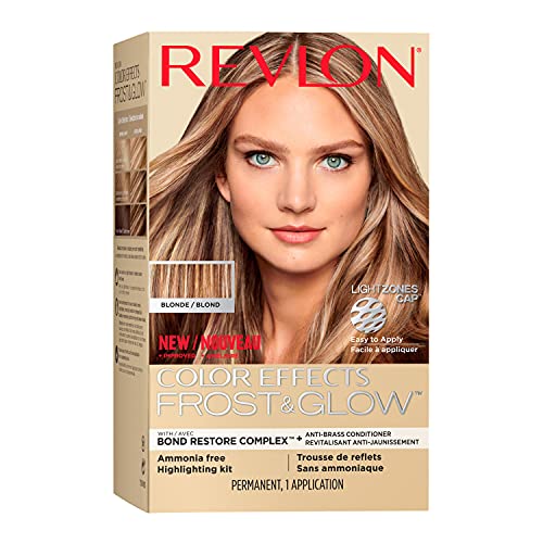 Revlon Frost and Glow Hair Highlight Kit Blonde 8 Oz - 1 Pack, Salon-Quality Highlights